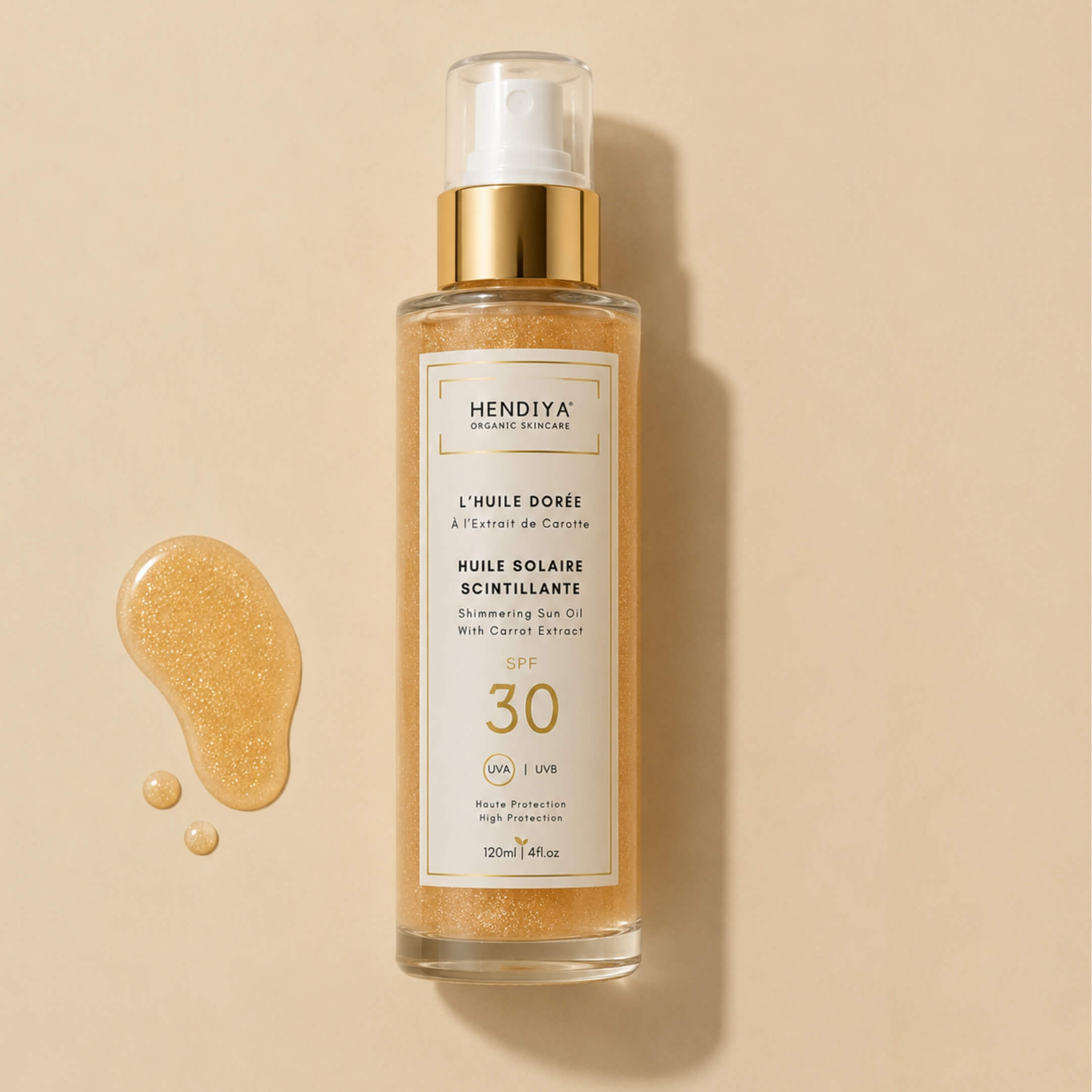 L'Huile Dorée - Shimmering Tanning Oil With Carrot Extract SPF 30
