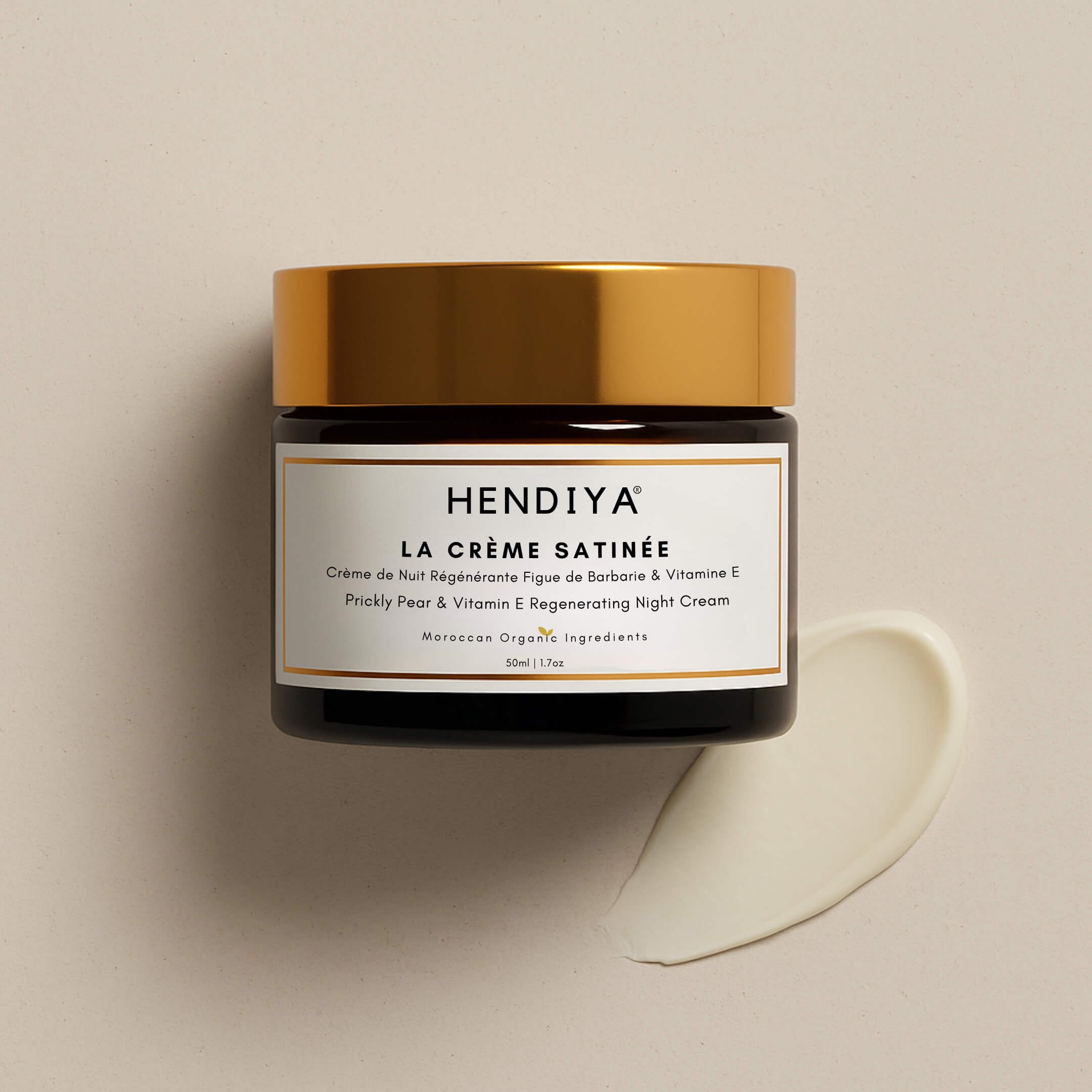 La Crème Satinée - Crème de Nuit Régénérante Figue de Barbarie & Vitamine E