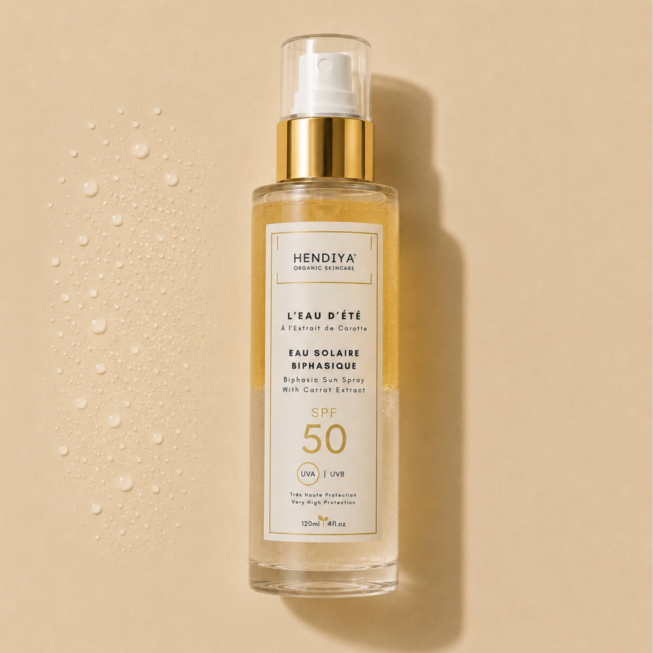 L'Eau d'Été - Biphasic Sun Spray With Carrot Extract SPF 50+
